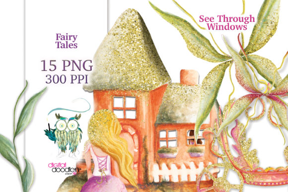 Download Fairy Tales Watercolor Graphics - Fairy tales Collection