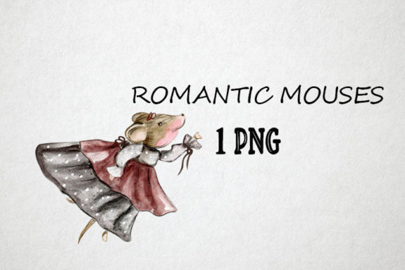 Download Watercolor Romantic Mouses, Fairy Tales - Fairy tales Collection