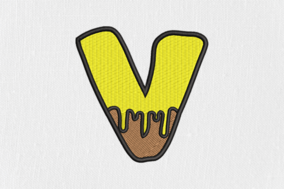 Download Letter V Bee Monograms - Letter Collection