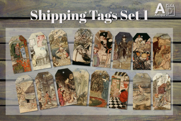 Download English Fairy Tales 16 Shipping Tags - Fairy tales Collection