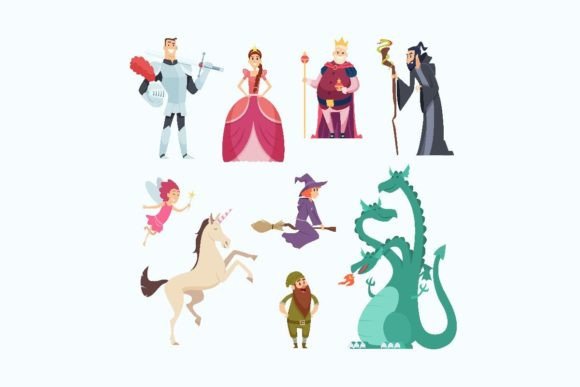 Download Fairy Tales Heroes Witch Wizard Princess - Fairy tales Collection