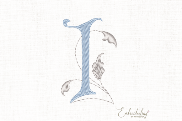 Download Wedding Monogram I, Embroidery Letter - Letter Collection
