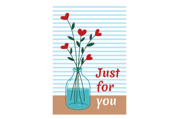 Download Just for You Card. Romantic Design Templ - Romantic design Collection