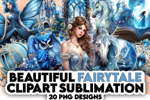Download Beautiful Fairy Tales Clipart Bundle Set - Fairy tales Collection